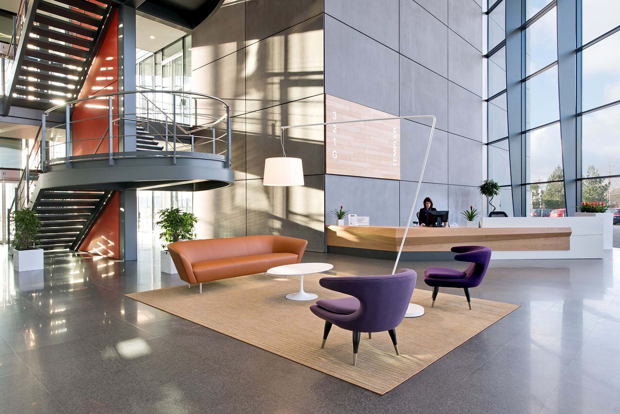 Modus Workspace office design, fit out and refurbishment - XLB Farnborough - Reception - Templer02_highres_sRGB.jpg