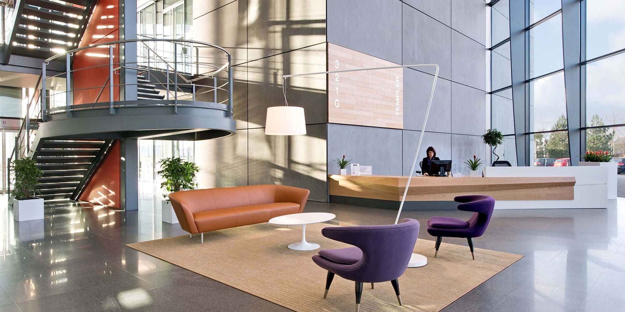 Modus Workspace office design, fit out and refurbishment - XLB Farnborough - Reception - Templer02_highres_sRGB.jpg