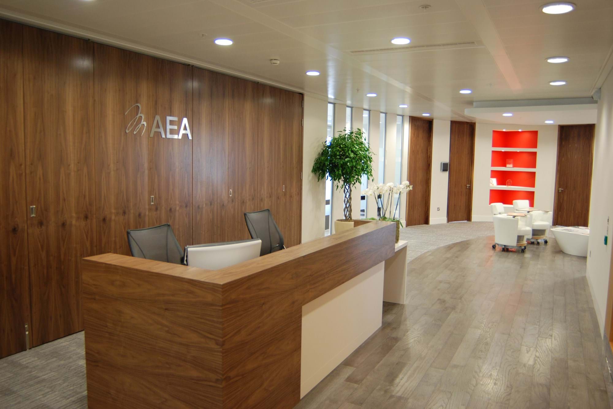 Modus Workspace office design, fit out and refurbishment - AEA Technology - Reception - DSC_0014.jpg