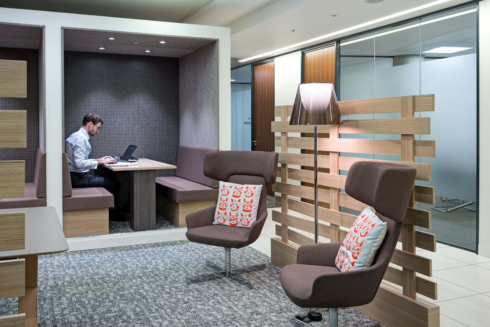 Modus Workspace office design, fit out and refurbishment - Regus Paddington - Booths - Regus paddington 09 highres sRGB.jpg