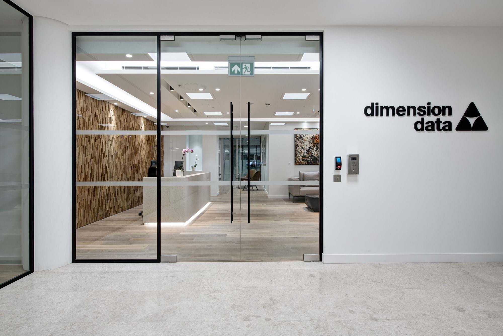 Modus Workspace office design, fit out and refurbishment - Dimension Data - Reception - Dimension Data 01 highres sRGB.jpg