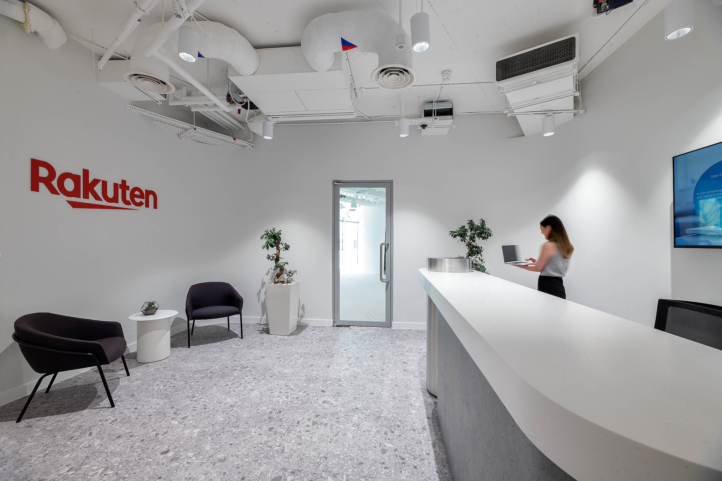 Rakuten reception with 