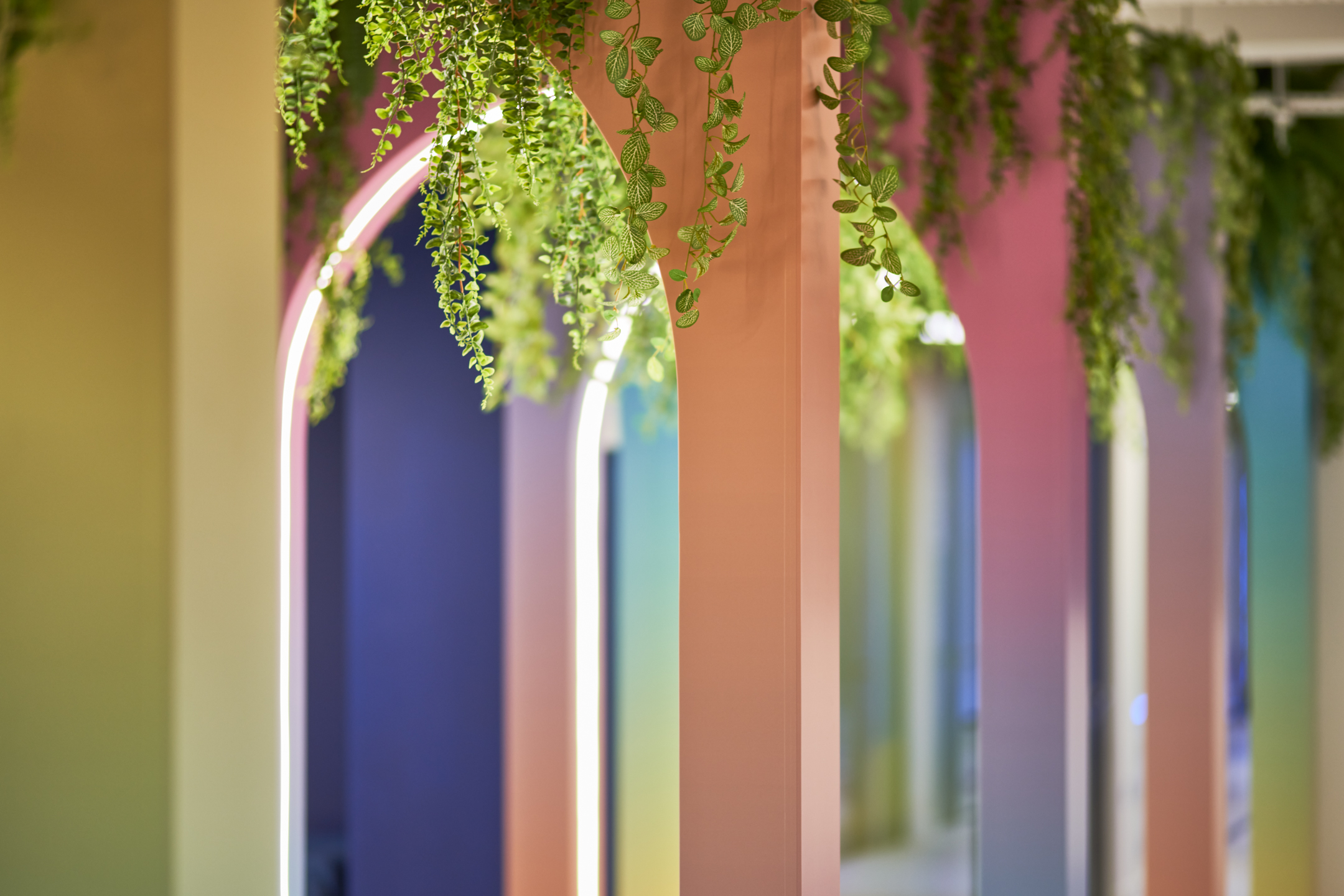 A Guide to ESG Certifications You Need to Know, featuring a Huckletree coloured hallway
