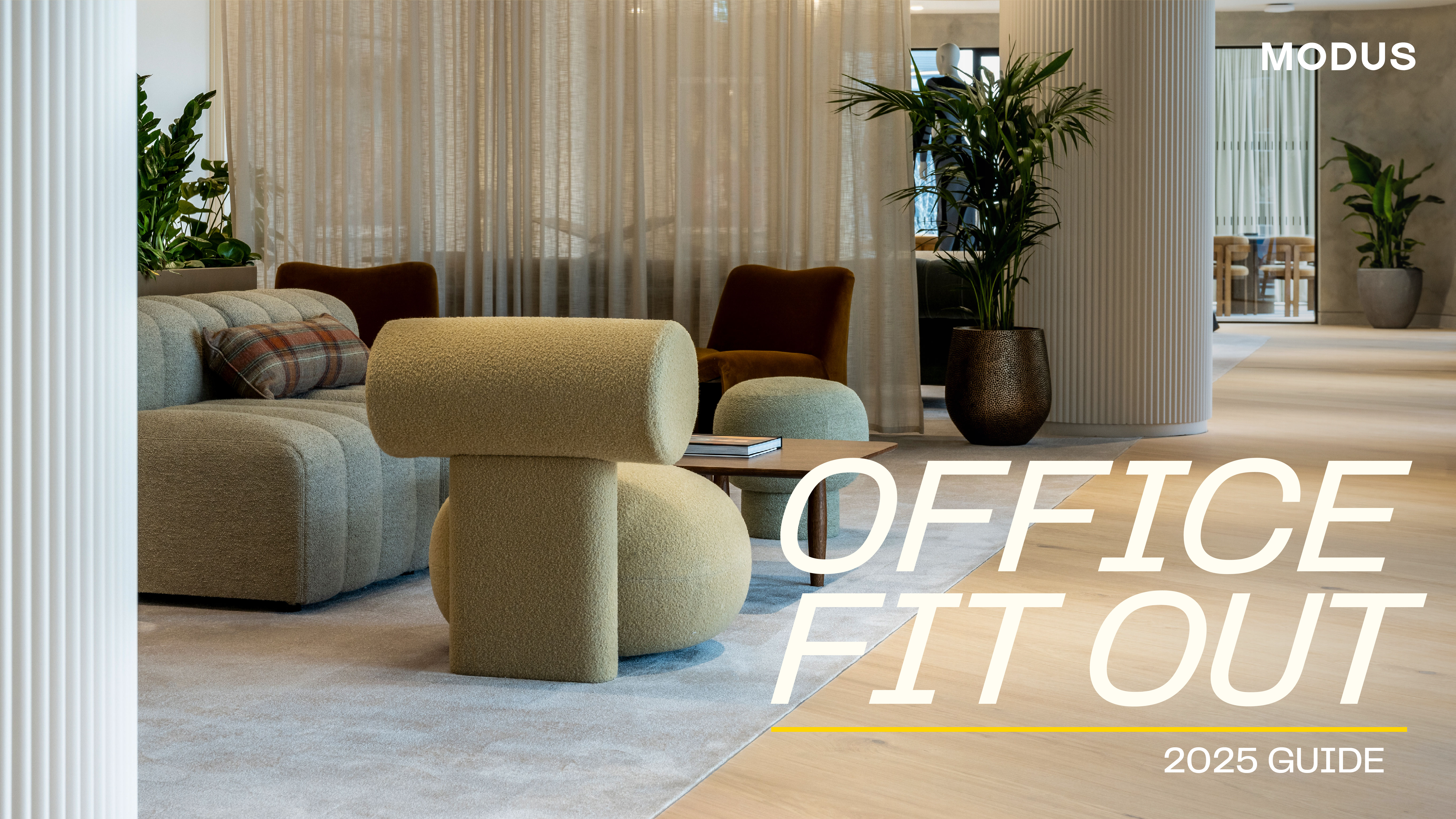 Office Fit Out Guide 2025 thumbnail Modus, featuring Authentic Brands showroom.